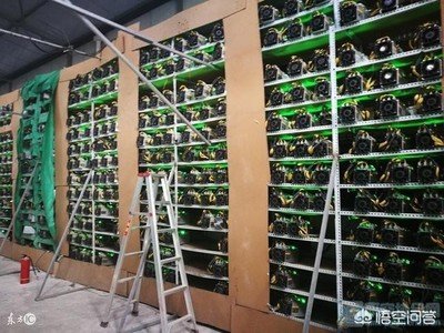 Eco-conscious cryptocurrency mining farm integrating renewable energy and advanced cooling systems